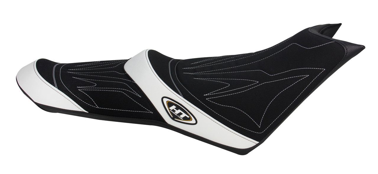 Hydro-Turf Premier Seat Cover for Sea Doo Spark + Trixx 2-Up Comfort Seat (14-23) (Black/White)