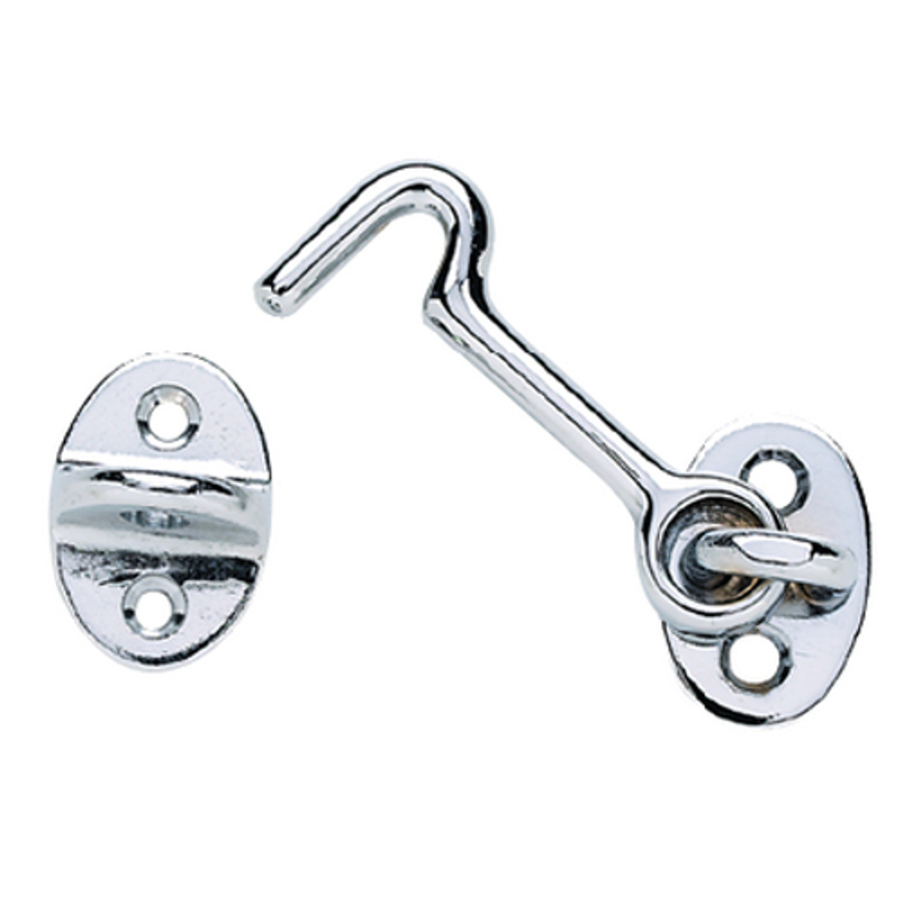 3 Inch Chrome Plated Brass Cabin Door Hook for Boats, RVs and More
