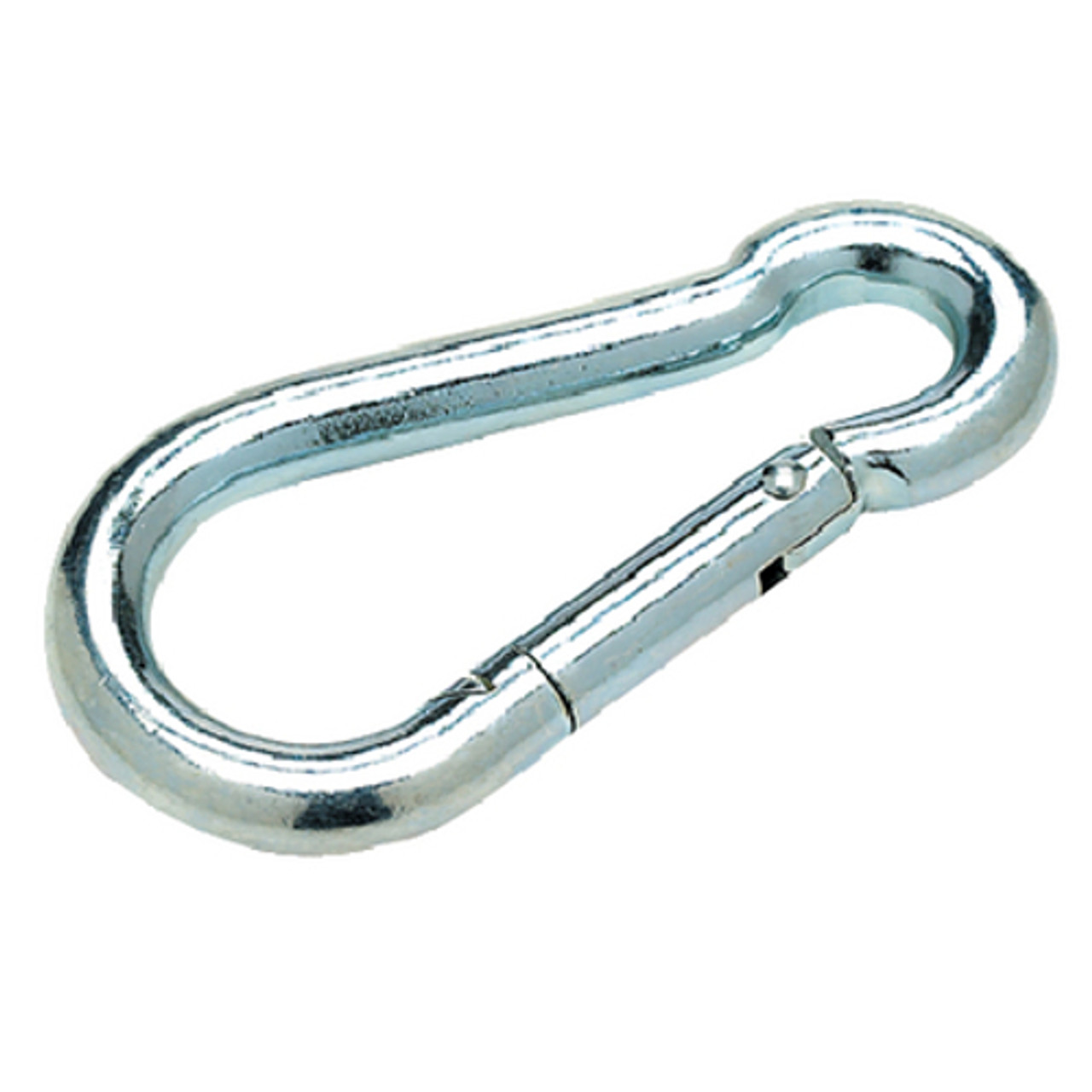 Zinc Plated Steel Safety Spring Snap Hook, 3-1/8-in