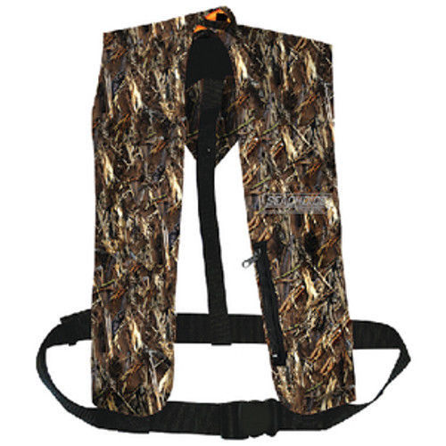 Camo Polyester Automatic or Manual Inflatable Type V PFD Boat Safety