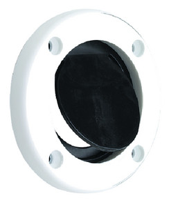 2-7/8 Inch OD White Plastic Scupper Valve for Boats - Fits Holes up to ...