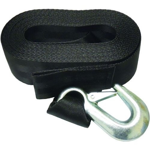 2 Inch x 20 Ft Loop End Boat Trailer Winch Strap 4,000 lbs Breaking
