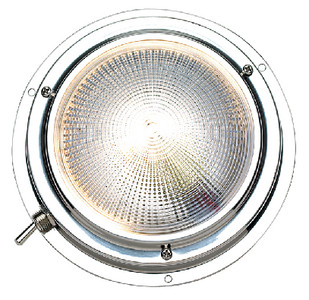 Two Color 4 Inch Stainless Steel Surface Mount Dome Cabin Light for