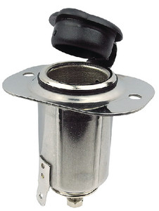 12 Volt Stainless Steel Power Socket / Receptacle for Boats - 16 Amp ...
