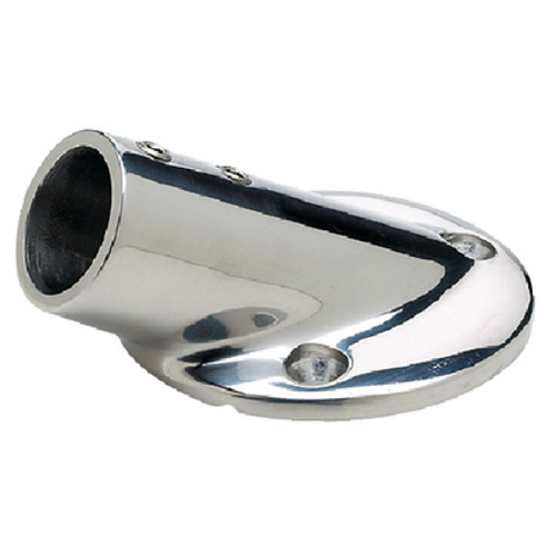 30 Degree Stainless Steel Round Base 7/8 Inch Rail Fitting for Boats