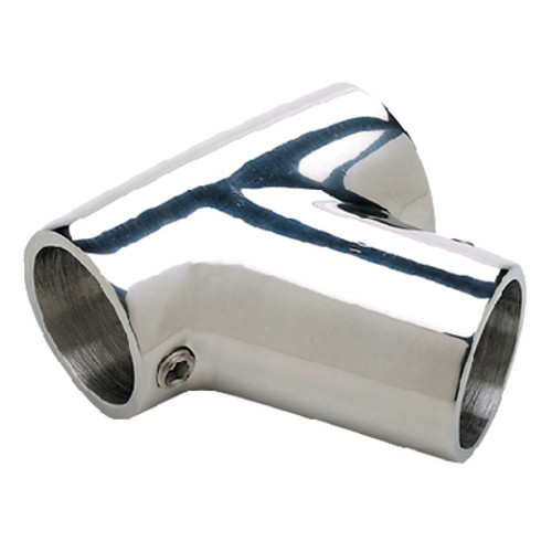 60 Degree Stainless Steel 7/8 Inch Rail Tee Fitting for Boats