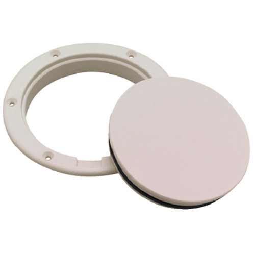 9-7/8 Inch White Pry Up Deck Plate for Boats