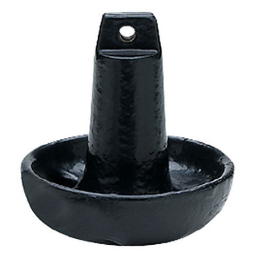 20 lb Black Vinly Coated Cast Iron Mushroom Anchor for Boats up to 24 Feet