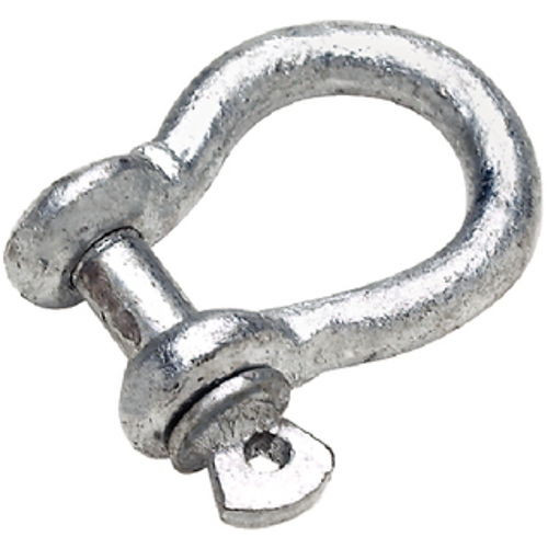 1-1/4 Inch Galvanized Anchor Shackle for Boats - 60,000 lbs Breaking Strength