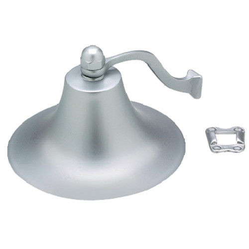 Removable Mount Hand Polished Triple Chrome Plated Cast Brass Fog Bell for Boats