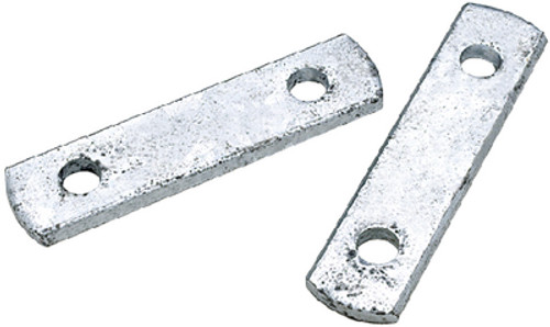 2 pack of 6 Inch Frame Boat Trailer Zinc Plated Frame Tie Plates