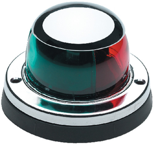 Stainless Steel Bi-Color Combination Deck Mount Bow Navigation Light ...