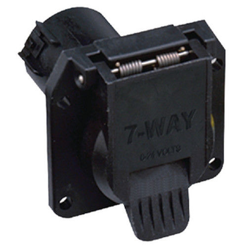 Heavy Duty Round 7 Way Tow Vehicle Side Socket Connector