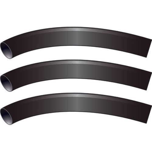 3 Pack of Black 3/8 Inch x 3 Inch 3:1 Heat Shrink Tubing with Sealant for Boats