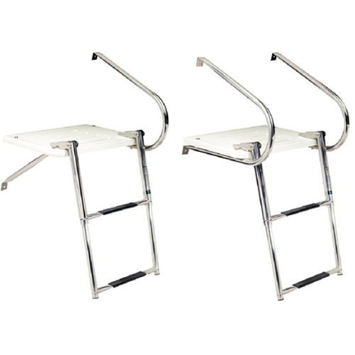 Fiberglass Swim Platform with 2 Step Ladder for Outboard or Sterndrive Boats