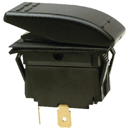 Black SPST 2 Position Momentary On / Off Rocker Switch for Boats