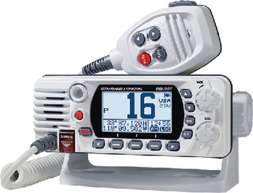 Fixed Mount VHF Radios GX1400 ECLIPSE-SERIES VHF RADIO - Model: Eclipse Watts: 25 Size: 6.14"Wx2.4"Hx3.94"D Color: White