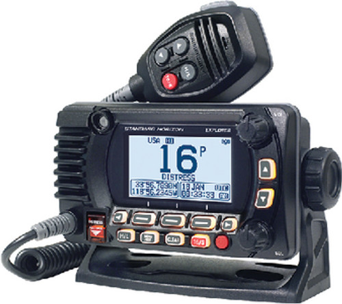 GX1850 EXPLORER-SERIES VHF RADIO WITH NMEA2000 - Model: Explorer w/NMEA2000 Watts: 25 Color: Black