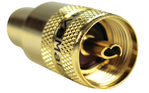 SEACHOICEÂ® ANTENNA CONNECTORS - PL-259 (UHF) - FIT: RG-8 - Gold Plated