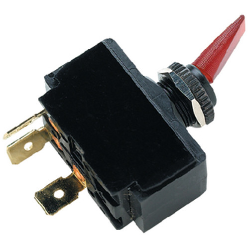 Red Illuminated SPST 2 Position Momentary On / Off Toggle Switch for Boats