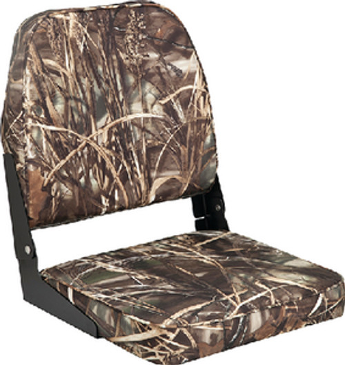 attwoodÂ® - LOW BACK FOLD DOWN FISHING SEAT - Color: Camo ABYC: B