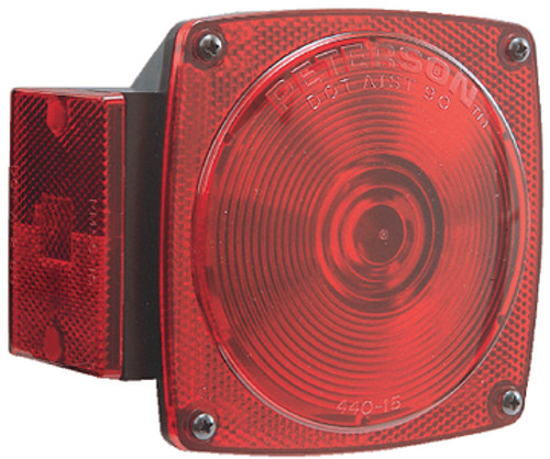 anderson marine division - UNDER 80" COMBINATION TAIL LIGHT - Description: Left Side: w/License Light