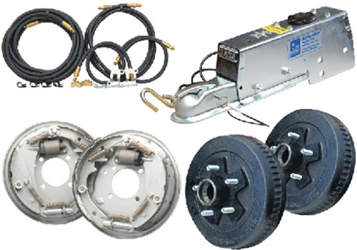 DEXTER Â® - COMPLETE DRUM BRAKE KIT - Description: 10" Brake Kit with 6600 lb. actuator