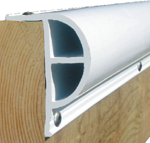 DOCK EDGE - HEAVY DUTY COMMERCIAL GRADE PROFILE - Description: Heavy P Profile Size: 3-5/16" x 8' Color: White Case: 3