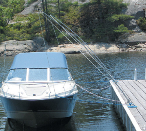 DOCK EDGE - PREMIUM MOORING WHIP - Length: 8' Boat Size: 18' Max Load: 2500 lbs Box: 1 pr.