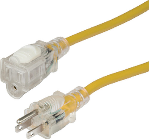 MARINCOÂ®  - 15A Marine Grade Extension Cords - Cable: 14/3 Length: 50' Description: Locking and Lighted