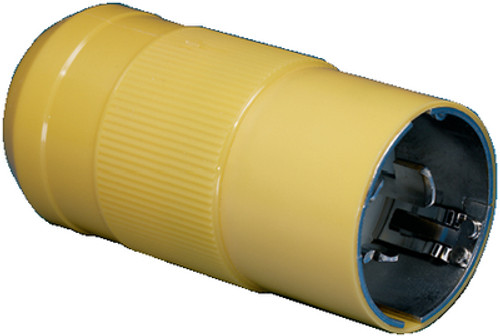 MARINCOÂ®  - 50A FEMALE CONNECTOR AND MALE PLUG - Rating: 50A, 125/250V Description: Male Plug Color: Yellow