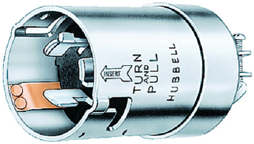 HUBBELL - PLUG AND CONNECTOR BODY - Description: Plug Rating: 50A, 1251250V
