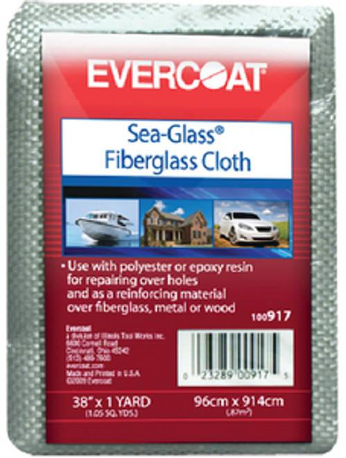 EVERCOATÂ® Marine - SEA-GLASS FIBERGLASS CLOTH - Size: 38" x 3 yds.