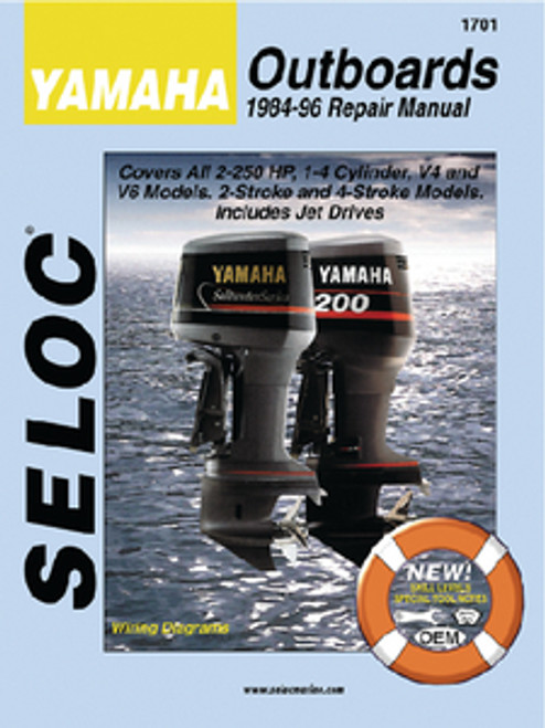 SELOCâ„¢ - Marine Repair Manuals - Type: Yamaha O/B Description: All 4 Stroke, incl. jet drives HP: 2.5-350 Year: 2.5-350