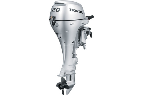 Honda Marine 20 HP Outboard Motor - Manual Start - 15 Inch Transom - BF20D3SH