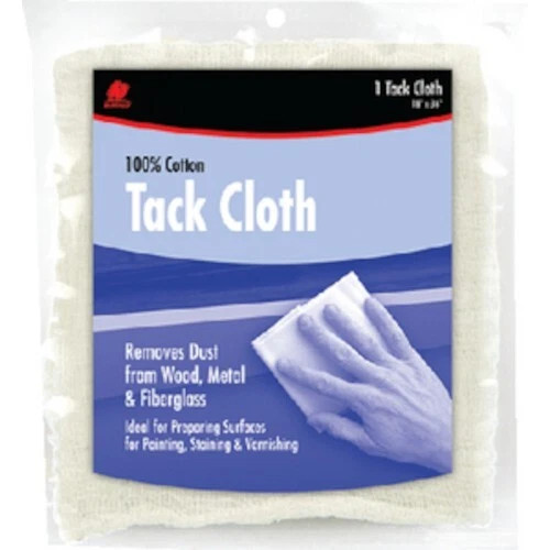 Buffalo 18 Inch x 36 Inch Resin-Coated Cotton Tack Cloth for Surface Prep