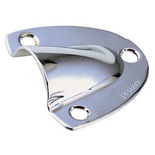 Small Chrome Plated Brass Clam Shell Ventilator or Wire Cover for Boats