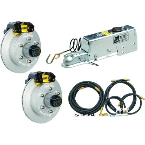 Dexter 12" Eliminator Vented Disc Brakes w/ Vortex Hubs Complete Kit - 6 Stud