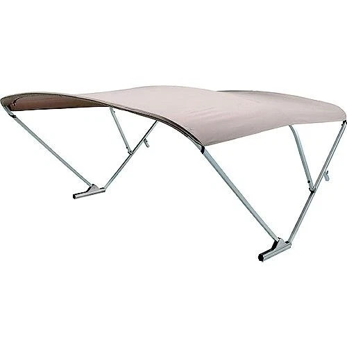 Lewmar Sureshade Hard Wired Power Bimini, Beige with Clear Anodized Frame