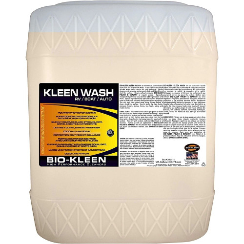 Kleen Wash Premium Wash for Boats, RVs, and Automotive - 5 Gallon