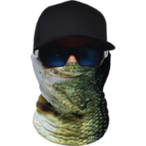 Bass 10 x 20 Inch UV Protection Polyester Face Guard for Boating and Fishing