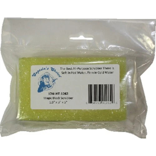 Captain's Choice All-Purpose Magic Bock Scrub, 1.5" x 3" x 5"