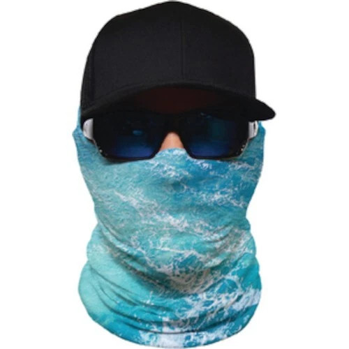 Waves 10 x 20 Inch UV Protection Polyester Face Guard for Boating and Fishing