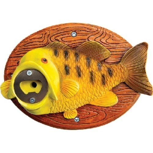 Big Mouth Mounted Trophy Fish Bottle Opener for Boats, RVs, Man Caves and More