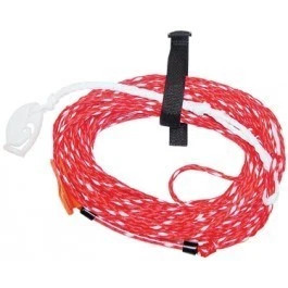 3/8 Diameter x 50 ft Long 1 Rider Towable Water Tube Tow Rope - Random Colors