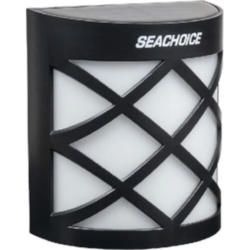 Seachoice Solar Side-Mount Warm White LED Lamp for Gardens, Docks and More