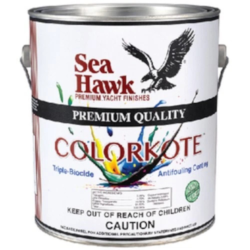 Sea Hawk Colorkote Antifouling Bottom Paint, Deep Black - Gallon