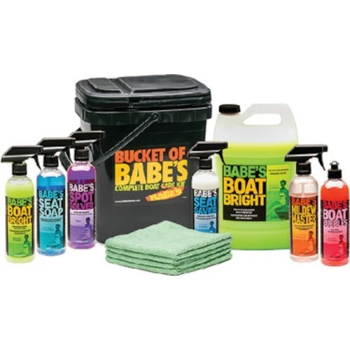Babe's Complete Boat Care Bucket Kit - for Interior and Exterior Cleaning