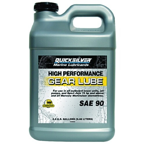 Quicksilver High Performance Gear Lube, 2.5 Gallon