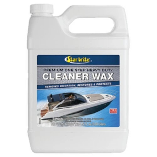 Star brite Premium Step Heavy Duty Cleaner Wax - Cleans & Protects - 1 Gallon